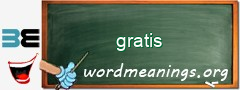 WordMeaning blackboard for gratis